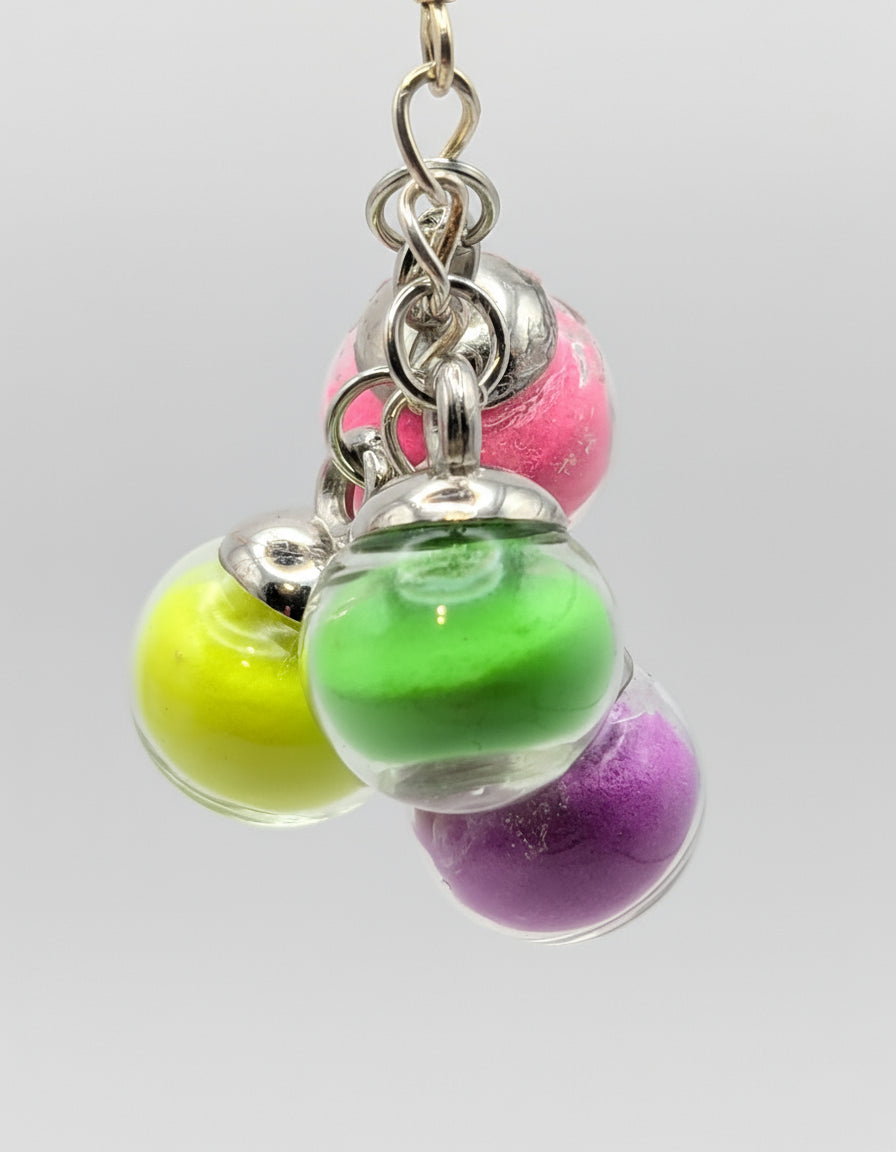 Y2K Neon Cluster Globe Earrings