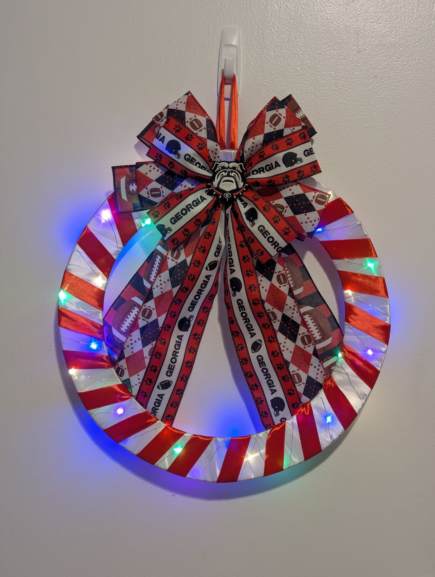Georgia Dawgs Football Dog Cookie Wreath