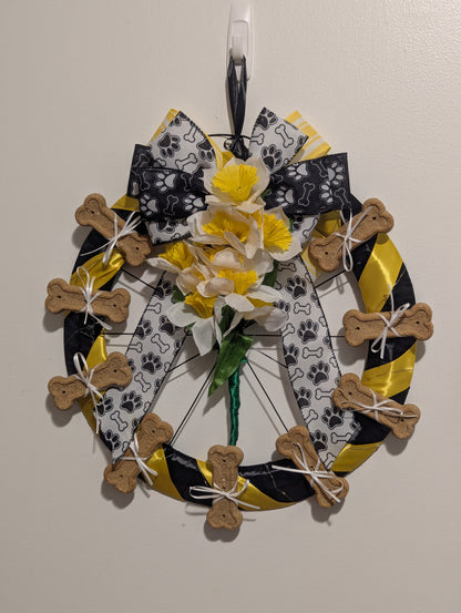 Jonquil City Dog Lovers Dog Cookie Wreath