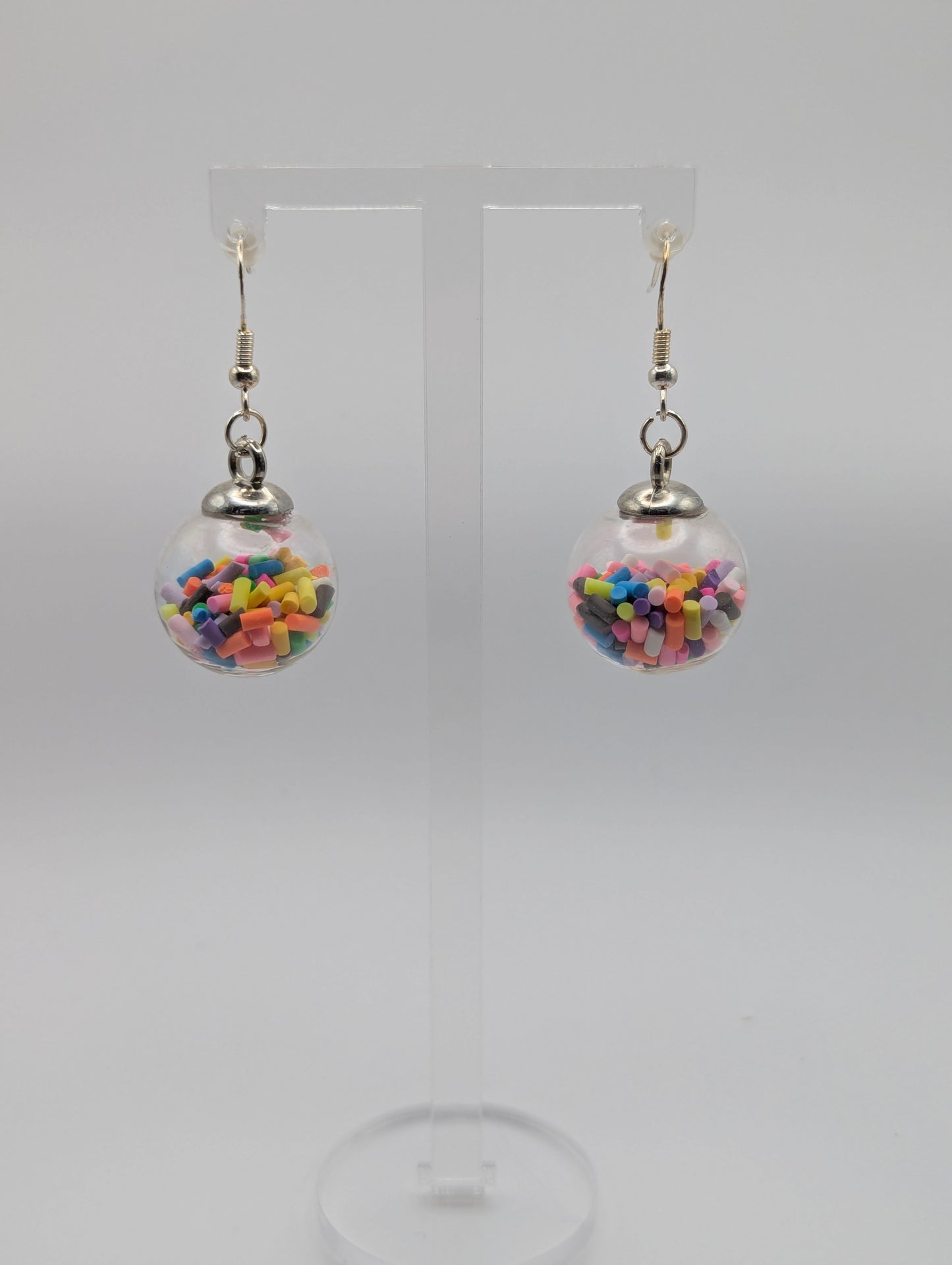 Sprinkles Glitter Globe Earrings