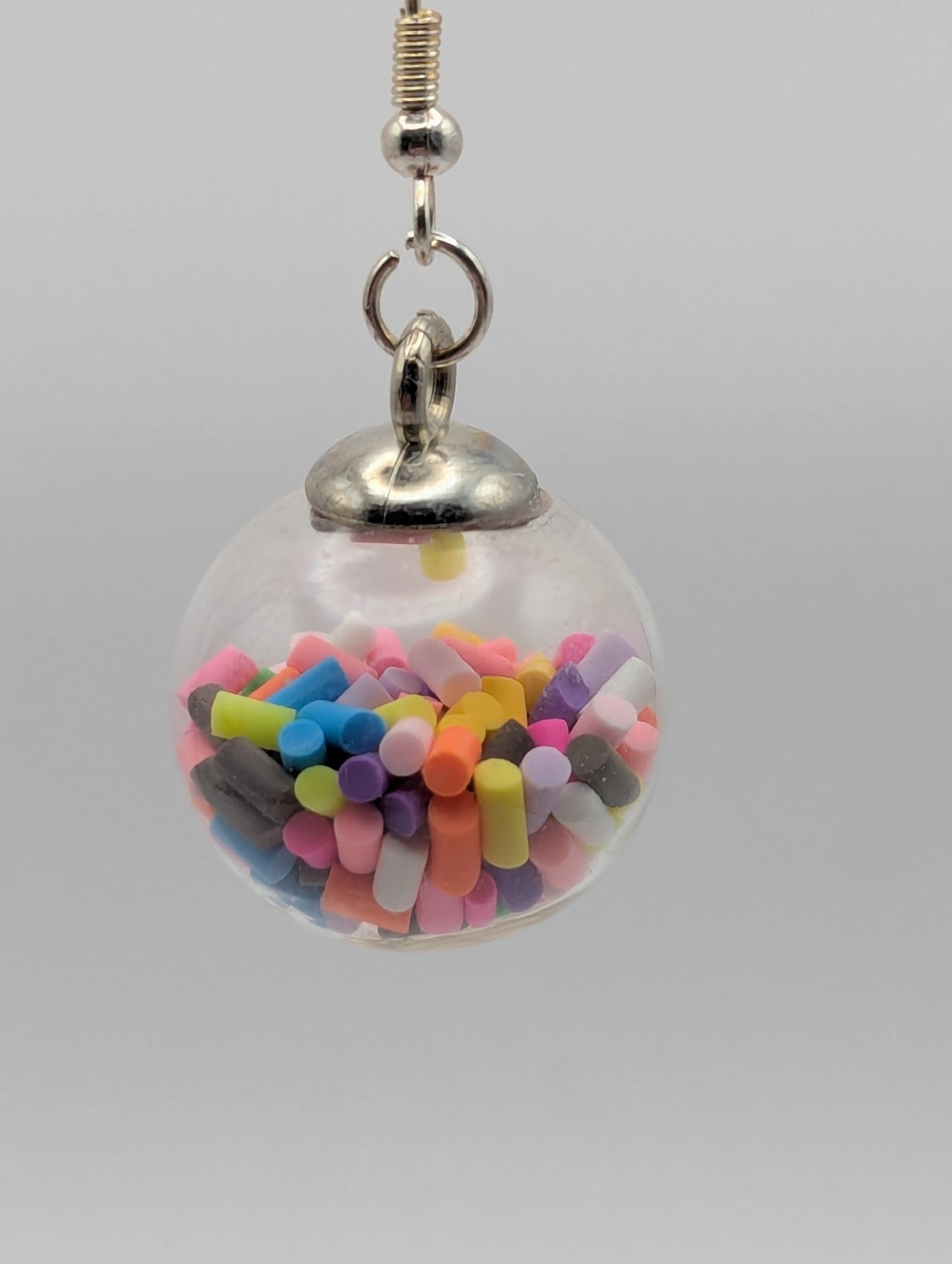 Sprinkles Glitter Globe Earrings