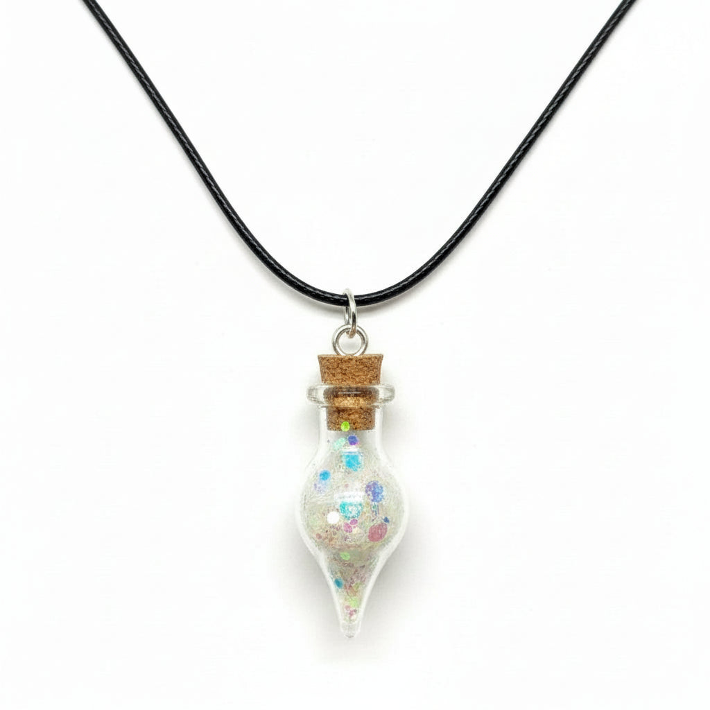Phosphorescent Poison Vial Necklace