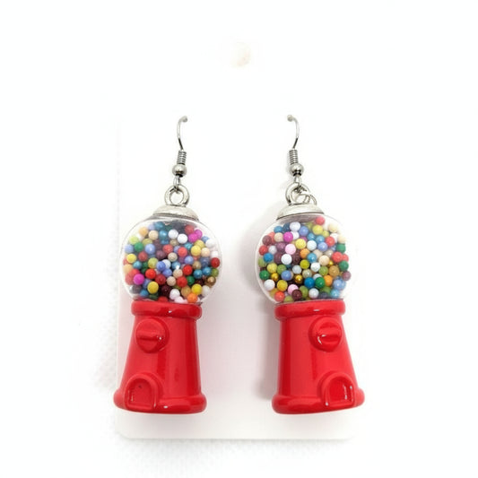 Retro Gumball Machine Earrings