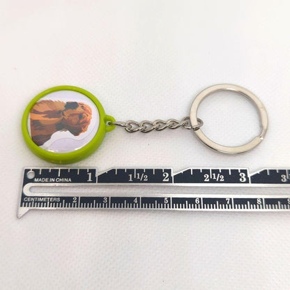 Golden Retriever Charm Keychain