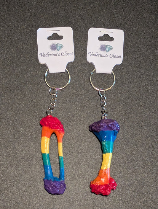 Official Chicken Bones of Atlanta Pride Rainbow Bone