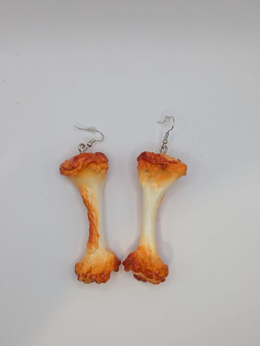 Official Chicken Bones of Atlanta Original Bone Earrings